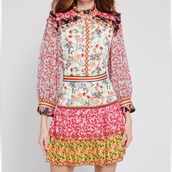 Alice&Olivia kathy floral mini dress - Picture 4 of 11